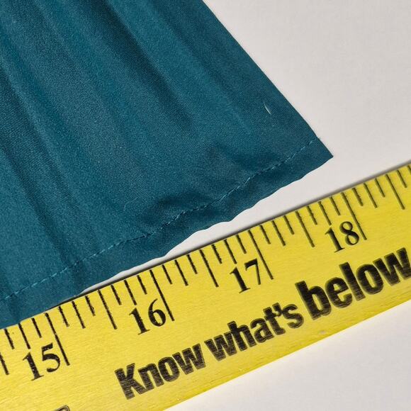 Zac & Rachel Womens Emerald Green Blouse Long-sleeved Small Accordion Stretch - Picture 10 of 15